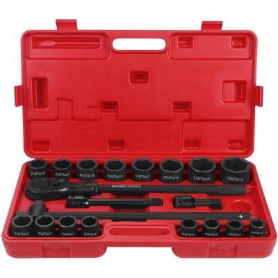 Комплект гедоре Kraft&Dele KD11868, 3/4", 19-50 мм, 21 бр.