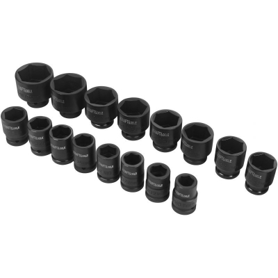 Комплект гедоре Kraft&Dele KD11868, 3/4", 19-50 мм, 21 бр.