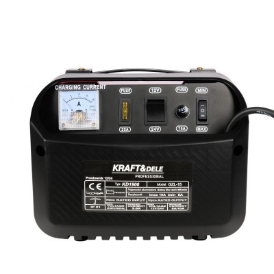 Зарядно устройство за акумулатор Kraft&Dele KD1906, 12/24 V, 15 A, 150 Ah