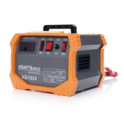 Зарядно устройство за акумулатор Kraft&Dele KD1924, 12 V/24 V, 9 A/6A
