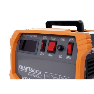 Зарядно устройство за акумулатор Kraft&Dele KD1924, 12 V/24 V, 9 A/6A