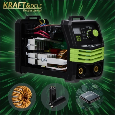 Електрически инверторен електрожен Kraft&Dele KD1781, 20–330 A, MMA, TIG LIFT