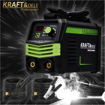Електрически инверторен електрожен Kraft&Dele KD1781, 20–330 A, MMA, TIG LIFT
