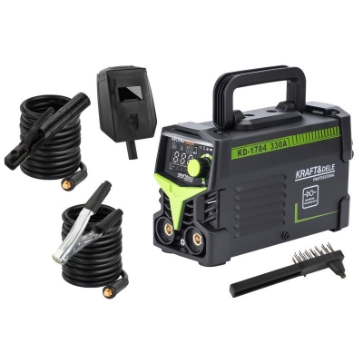 Електрически инверторен електрожен Kraft&Dele KD1784, 20–330 A, MMA, TIG LIFT