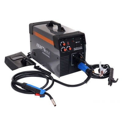 Електрически инверторен заваръчен апарат Kraft&Dele KD1884 MIG / MMA / TIG, 250 А, IGBT