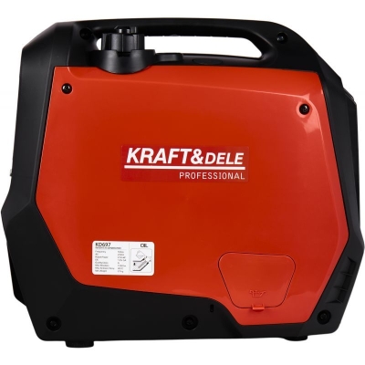 Бензинов инверторен монофазен генератор Kraft&Dele KD697, 2500 W, 4 л
