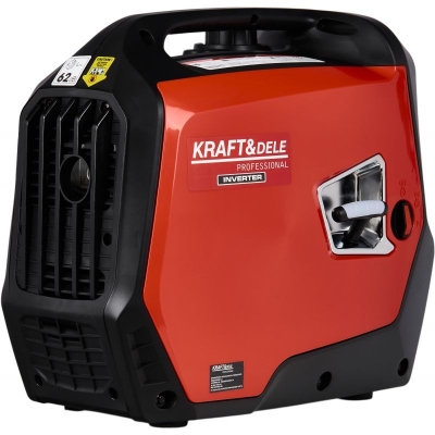 Бензинов инверторен монофазен генератор Kraft&Dele KD697, 2500 W, 4 л