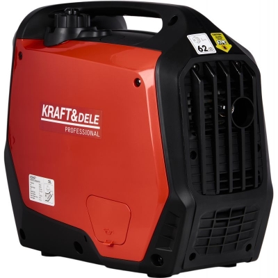 Бензинов инверторен монофазен генератор Kraft&Dele KD697, 2500 W, 4 л