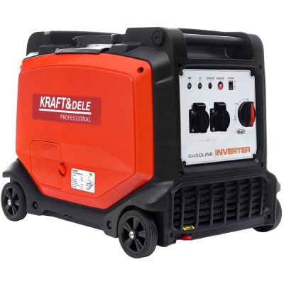 Бензинов инверторен монофазен генератор Kraft&Dele KD698, 4300 W, 11 л