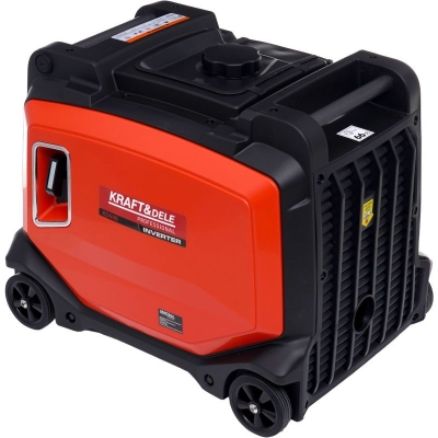 Бензинов инверторен монофазен генератор Kraft&Dele KD698, 4300 W, 11 л