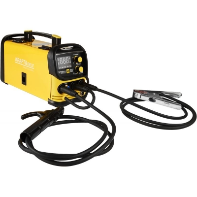 Електрически комбиниран инверторен телоподаващ апарат 3в1 Kraft&Dele KD1882, 62 V, 220 A, 1.6-5 мм, MIG, MMA, TIG, газово, безгазово заваряване