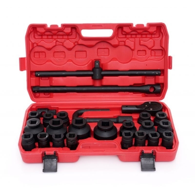 Комплект ударни вложки с тресчотка Kraft&Dele KD11758, 3/4", 26 бр.