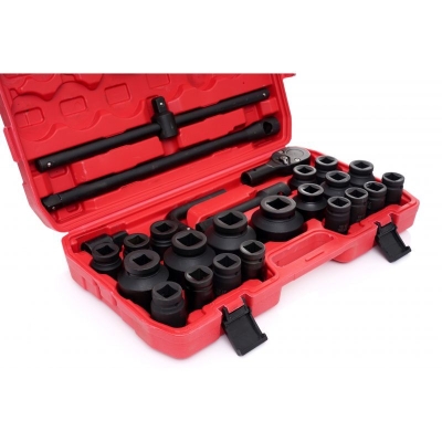 Комплект ударни вложки с тресчотка Kraft&Dele KD11758, 3/4", 26 бр.
