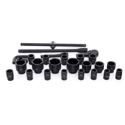 Комплект ударни вложки с тресчотка Kraft&Dele KD11758, 3/4", 26 бр.