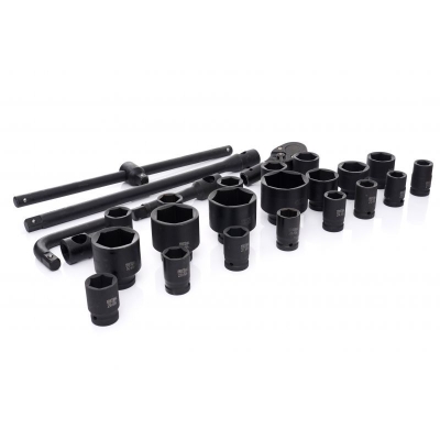 Комплект ударни вложки с тресчотка Kraft&Dele KD11758, 3/4", 26 бр.