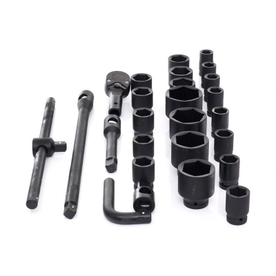 Комплект ударни вложки с тресчотка Kraft&Dele KD11758, 3/4", 26 бр.