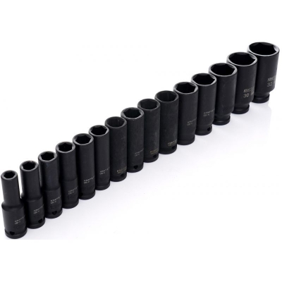 Комплект удължени ударни вложки Kraft&Dele KD11756, 1/2", 8-32 мм, 35 бр.