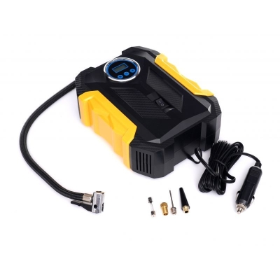 Електрически мини компресор за гуми Kraft&Dele KD1487, 12 V, 40 л/мин