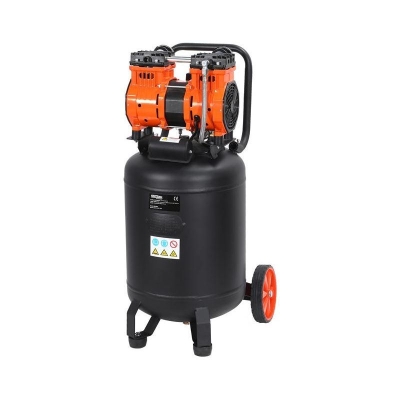 Електрически монофазен вертикален безмаслен компресор Kraft&Dele KD1388, 2000 W, 8 бара, 50 л