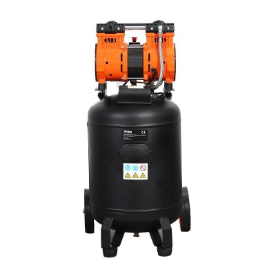 Електрически монофазен вертикален безмаслен компресор Kraft&Dele KD1388, 2000 W, 8 бара, 50 л