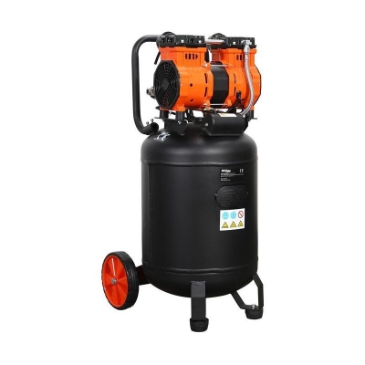 Електрически монофазен вертикален безмаслен компресор Kraft&Dele KD1388, 2000 W, 8 бара, 50 л