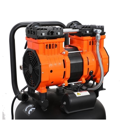 Електрически монофазен вертикален безмаслен компресор Kraft&Dele KD1388, 2000 W, 8 бара, 50 л
