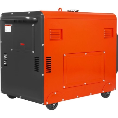 Дизелов монофазен генератор Kraft&Dele KD3242, 7000 W, 12.5 л
