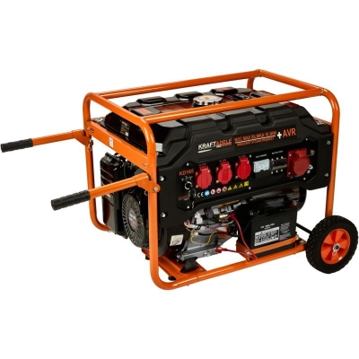Бензинов монофазен/трифазен генератор Kraft&Dele KD165, 5500 W