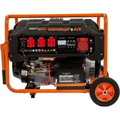 Бензинов монофазен/трифазен генератор Kraft&Dele KD165, 5500 W