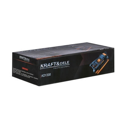Нископрофилен хидравличен крик тип крокодил Kraft&Dele KD1308, 4 тона, 95-552 мм