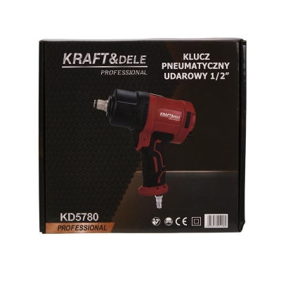 Пневматичен ударен гайковерт Kraft&Dele KD5780, 1/2", 1900 Nm, 6.2 бара