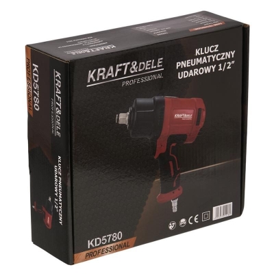 Пневматичен ударен гайковерт Kraft&Dele KD5780, 1/2", 1900 Nm, 6.2 бара