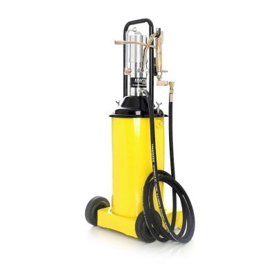 Пневматична мобилна помпа за гресиране Kraft&Dele KD1444, 15 л, 0.85 л/мин, 40 MPa