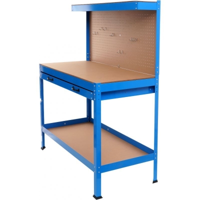 Работна маса със стена за инструменти Kraft&Dele KD640, 1200х600 мм