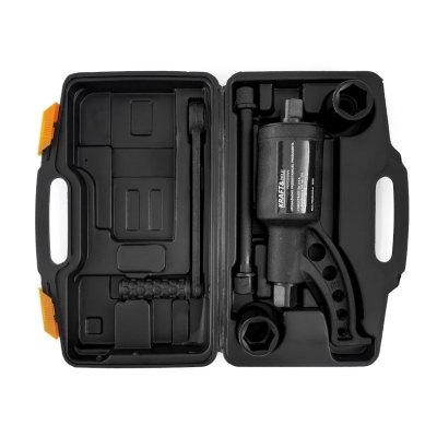 Редукторен механичен гайковерт Kraft&Dele KD1123, 8000 Nm, 1", с 2 бр. вложки