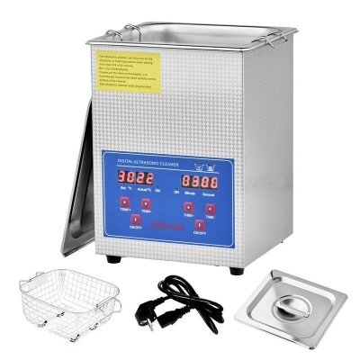 Електрическа ултразвукова вана за почистване и обезмасляване Kraft&Dele	KD500, 100 W, 40 Hz, 2 л