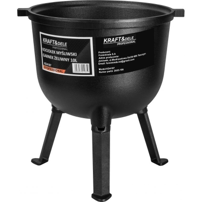 Чугунен котел Kraft&Dele KD4187, 10 л