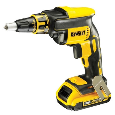 Акумулаторен винтоверт DeWALT DCF620D2, 18 V, 2 Ah, 30 Nm, 1/4"