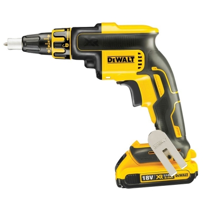 Акумулаторен винтоверт DeWALT DCF620D2, 18 V, 2 Ah, 30 Nm, 1/4"