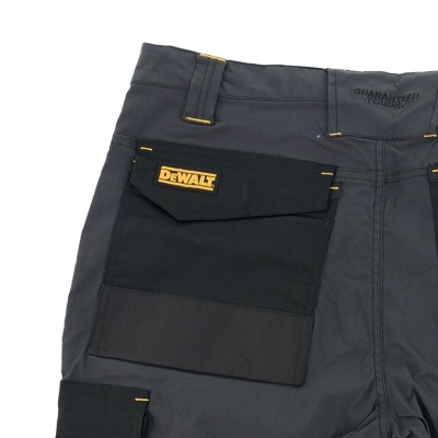 Работен панталон DeWALT Handem Grey, летен къс, тъмносив, размер 36