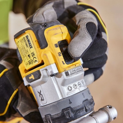Акумулаторен ударен винтоверт DeWALT DCD1007WW1T, 18 V, 8 Ah, 169 Nm, 1.5-13 мм