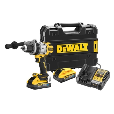 Акумулаторен ударен винтоверт DeWALT DCD1007H2T, 18 V, 5 Ah, 169 Nm, 1.5-13 мм