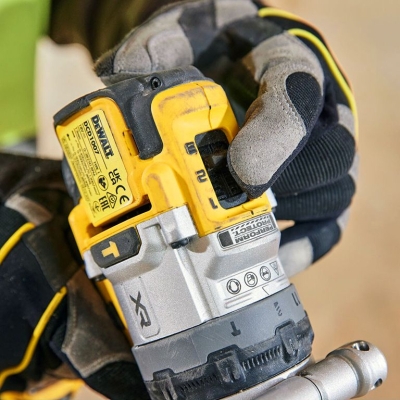Акумулаторен ударен винтоверт DeWALT DCD1007H2T, 18 V, 5 Ah, 169 Nm, 1.5-13 мм