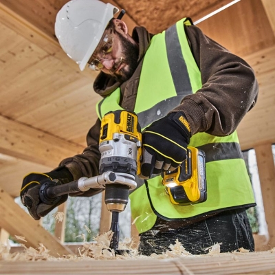 Акумулаторен ударен винтоверт DeWALT DCD1007H2T, 18 V, 5 Ah, 169 Nm, 1.5-13 мм
