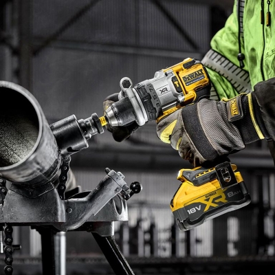 Акумулаторен ударен винтоверт DeWALT DCD1007H2T, 18 V, 5 Ah, 169 Nm, 1.5-13 мм