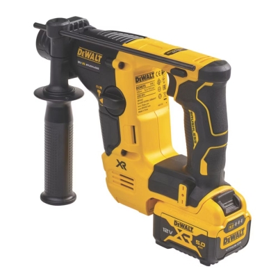 Акумулаторен перфоратор DeWALT DCH072P2, SDS-Plus, 12 V, 5 Ah, 1.1 J, 0-4280 уд/мин