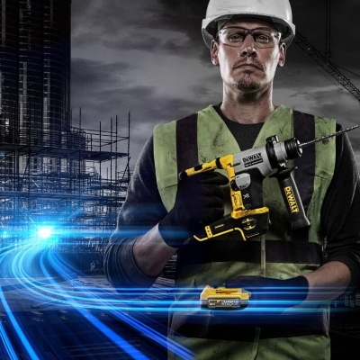 Акумулаторен перфоратор DeWALT DCH172E2T, SDS-Plus, 18 V, 1.7 Ah, 1.4 J, 0-4980 уд/мин