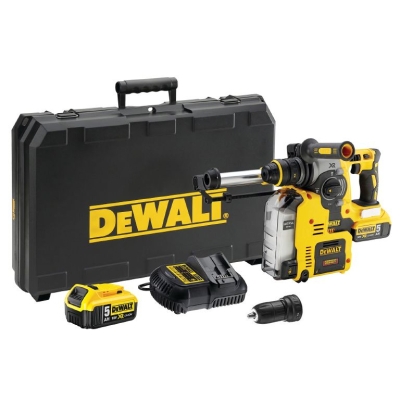 Акумулаторен перфоратор DeWALT DCH275P2, SDS-Plus, 18 V, 5 Ah, 2.1 J, 0-4600 уд/мин