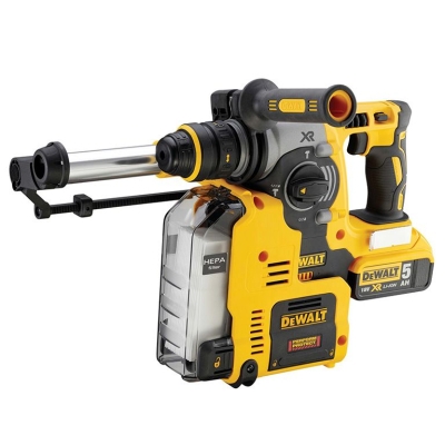 Акумулаторен перфоратор DeWALT DCH275P2, SDS-Plus, 18 V, 5 Ah, 2.1 J, 0-4600 уд/мин