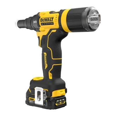 Акумулаторна нитачка за поп-нитове DeWALT DCF403E1GT, 18 V, 1.7 Ah, 10 kN, 2.4-4.8 мм